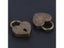 Vintage Heart Shape Mini Padlock Bag Travel Suitcase Luggage Box Case Key Lock Carousel 4