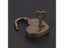 Vintage Heart Shape Mini Padlock Bag Travel Suitcase Luggage Box Case Key Lock Carousel 5