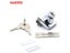 NAIERDI-407 Single Glass Lock Zinc Alloy Showcase Cabinet Door Cylinder Sliding Carousel 1