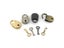 1Pcs Cat Shape Metal Mini Padlock Small Luggage Box Key Lock With Key Bag Carousel 7