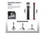 NEEWER Metal Desktop Tripod with Dual Cold Shoes Ball Head/Flexible Tube Arm Carousel 3