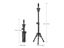 Adjustable Salon Hairdressing Tripod Stand Hairdresser Training Mannequin Head Carousel 6