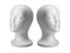 Styrofoam Foam Mannequin Female Head Model Dummy Wig Glasses Hat Display Stand Carousel 2
