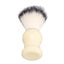 neck hair brush Barber Duster Brush Easy Cleaning Curved Handle Portable White Carousel 3
