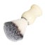 neck hair brush Barber Duster Brush Easy Cleaning Curved Handle Portable White Carousel 7
