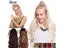 HAIRRO 23inch Long Wavy Clip In Hair Extension Synthetic 5 Clips In One Piece Carousel 3