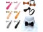 2PCS Children's Kids Ties Bowtie Wedding Boys Bow Tie Matching Colors Clothing Carousel 4
