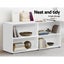 Artiss Office Computer Desk Corner Study Table Workstation Bookcase Storage Carousel 4