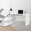 Artiss Office Computer Desk Corner Study Table Workstation Bookcase Storage Carousel 7