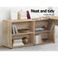 Artiss Office Computer Desk Corner Study Table Workstation Bookcase Storage Carousel 11