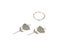 2Pcs/Set Rose Shape Stainless Steel Needle For Smartphone Sim Card Tray Removal Carousel 4