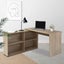 Artiss Office Computer Desk Corner Study Table Workstation Bookcase Storage Carousel 14