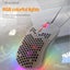 M1 Wired Lightweight Multicolor Gaming Mouse 69g Ultralight Honeycomb Carousel 6