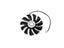 85mm HA9010H12F-Z DC 12V 0.57A 2Pin GTX1050 Ti Cooler Fan For MSI Geforce GTX Carousel 4