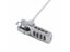 Laptop Combination Security Lock Cable Chain Theft Deterrent 4 Digit Password Carousel 6