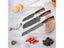 Chef Knife 1-10 Pcs Set Kitchen Knives Laser Damascus Pattern Sharp Japanese Carousel 3