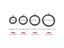 Twist Spring O Ring Openable Leather Bag Handbag Strap Buckle Connect Keyring Carousel 7