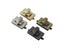 1x Metal Square Tiny Bag Turn Lock Twist Lock Clasp Leather Craft Women Bag Carousel 2