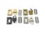 1x Metal Square Tiny Bag Turn Lock Twist Lock Clasp Leather Craft Women Bag Carousel 5