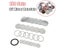 100 Sets DIY Mini Round Mirror Material Badge Blank Button Pins 58/75 Mm Iron Carousel 1