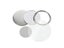 100 Sets DIY Mini Round Mirror Material Badge Blank Button Pins 58/75 Mm Iron Carousel 5