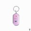 1pcs LED Anti-Lost Key Finder Locator Keychain Whistle Sound Keyring Control Carousel 17