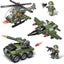 6in1 Building Toys Set Military Transport Tank Vehicle Playset Army Toys Carousel 2