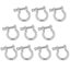 bow shackle d load shackle 10Pcs Bow Shackle D Anchor Load Stainless Steel Carousel 4