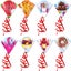 Pop Up Plastic Diamond Kite 24pc 8asst (GM235) CDU24 Carousel 1