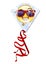 Pop Up Plastic Diamond Kite 24pc 8asst (GM235) CDU24 Carousel 5