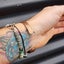 Copper Magnetic Flower Cuff Bracelet Carousel 5