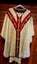 Spectacular Vintage Embroidered White Chasuble & Stole! Carousel 3