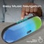 PROMATE 10W Wireless HD Bluetooth Portable Speaker with LED Lighting. Built-in 2 Carousel 4