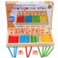 1 Set Wood Educational Teaching Aids Number Math Calculate Game Carousel 2