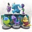 6pcs/set Monsters University Sullivan Michael Cute Anime Action Carousel 2