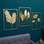 Nordic Metal Leaf Iron Wall Hanging Decor Plant Ginkgo Palm Maple Leaves CHK29M Carousel 6