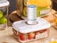 Vacuum Food Storage Container with Lid Strainer Vacuum Pump - 1.45L Carousel 4