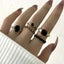 1Set 5pcs/6pcs/10pcs Crystal Rings Set for Women Vintage Aesthetic Geomet CHK29M Carousel 11