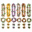 4pcs/set Hawaiian Flowers Necklace Headband Garland Wedding Decorations B CHK29M Carousel 6