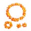 4pcs/set Hawaiian Flowers Necklace Headband Garland Wedding Decorations B CHK29M Carousel 1