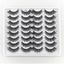 16 Pairs Natural Long False Eyelashes Dramatic Fluffy 3D Mink Lashes Wisp CHK29M Carousel 2