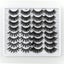 16 Pairs Natural Long False Eyelashes Dramatic Fluffy 3D Mink Lashes Wisp CHK29M Carousel 1