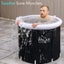 Black Bubble Bath Bucket fittings Folding Adult Portable Bathtub outdoors CHK29M Carousel 4