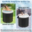 Black Bubble Bath Bucket fittings Folding Adult Portable Bathtub outdoors CHK29M Carousel 6