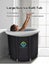 Black Bubble Bath Bucket fittings Folding Adult Portable Bathtub outdoors CHK29M Carousel 9