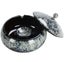 Modern Irregular Gradient Black Ceramic Ashtray with Lid Retro Desktop De CHK29M Carousel 10