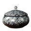 Modern Irregular Gradient Black Ceramic Ashtray with Lid Retro Desktop De CHK29M Carousel 11