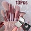 13pcs Makeup Brushes Cosmetic Full Set 3 Colors Soft Hair Female Make Up CHK29M Carousel 1