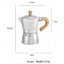 Coffee Maker Moka Pots Espresso Kettle Italian Coffee Machine Cafe Brewin CHK29M Carousel 4