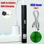 USB 990 Miles Strong Beam Green Torch Laser Pointer Pen Rechargeable 532nm 1PC Carousel 8